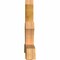 Ekena Millwork Davenport Rough Sawn Timber Gable Bracket, Western Red Cedar, 72"W x 42"H x 6"D x 6"F, 14/12 Pitch GBW072X42X0606DAV00RWR - alternate 2